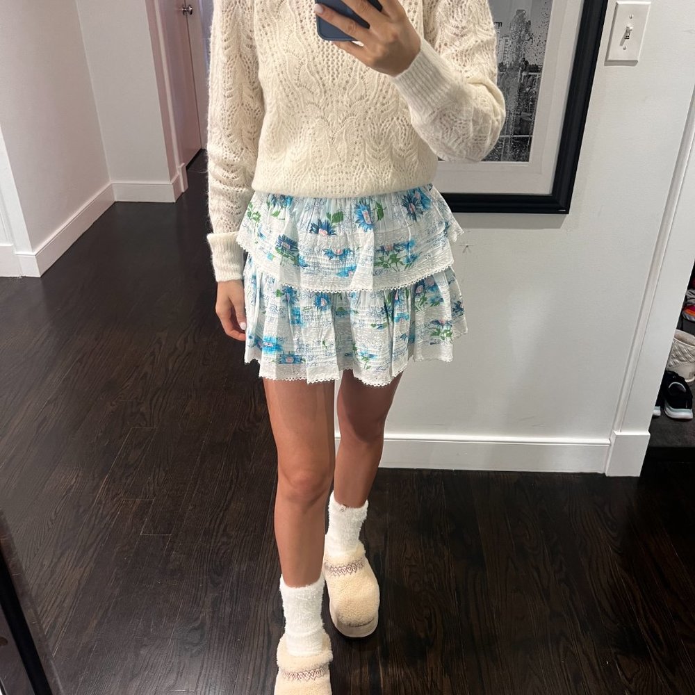Ruffle Mini Skirt by LoveShackFancy